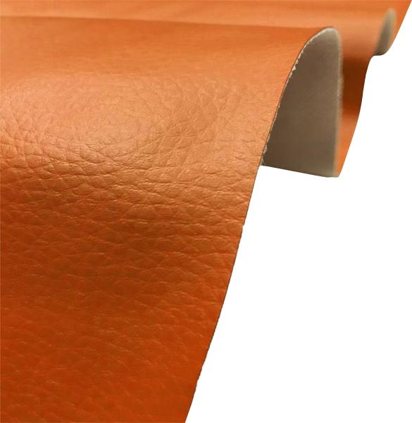 Leder Kunstleder Sofa Sessel Lenkrad Leder (METERWARE) - (Orange)